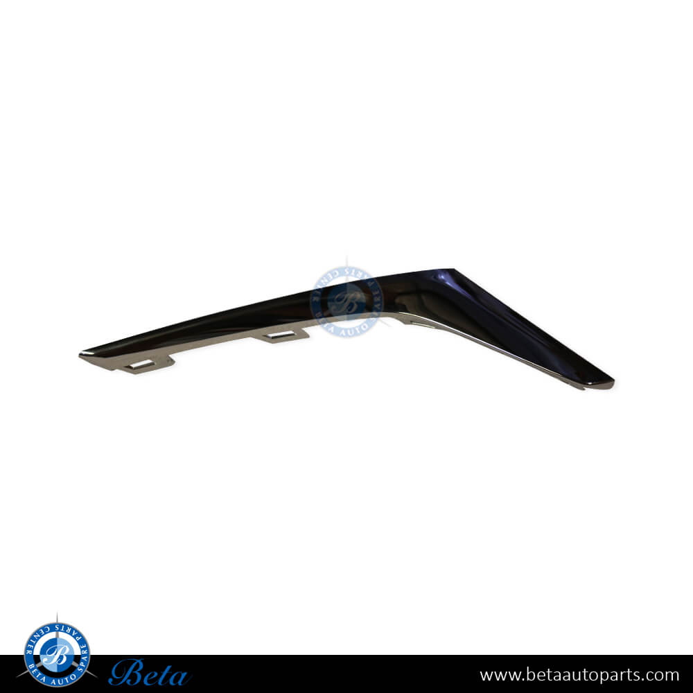Left Side Front Bumper Lower Grille Lower Chrome Moulding - Luxury for BMW 3 Series G20 2019-2022 models, Part Number 51117471523 Left Side Front Bumper Lower Grille Lower Chrome Moulding - Luxury for BMW 3 Series G20 2019-2022 models, Part Number 51117471523